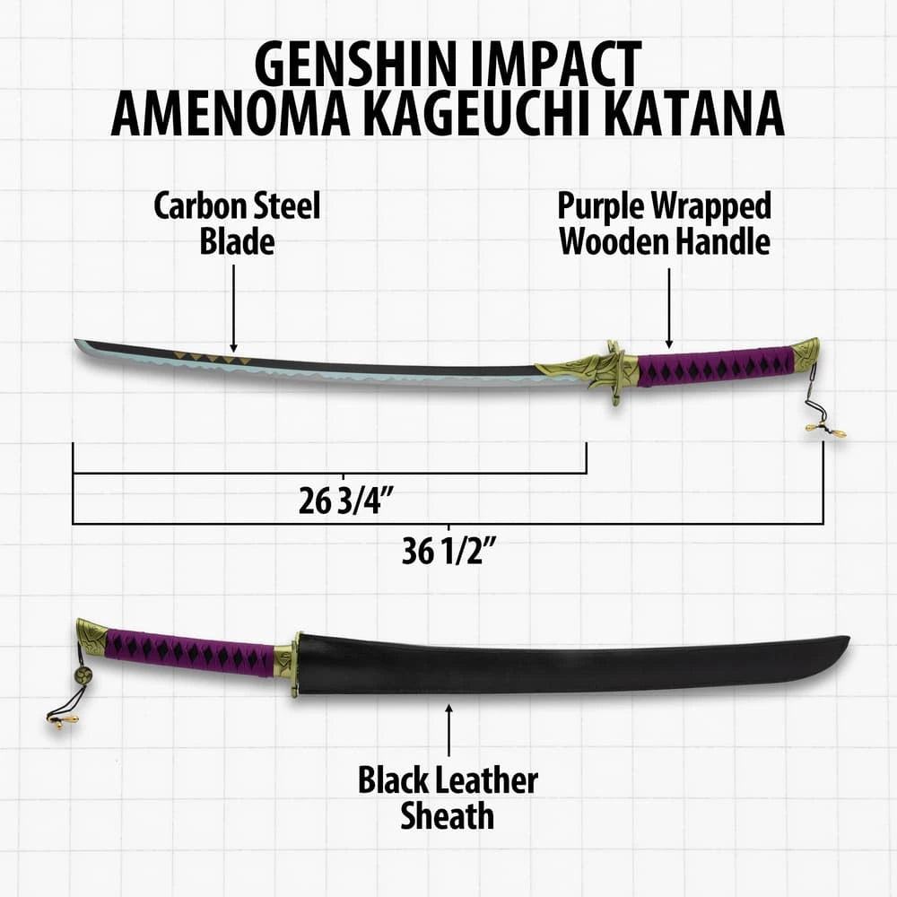 Genshin Impact Amenoma Kageuchi Katana
