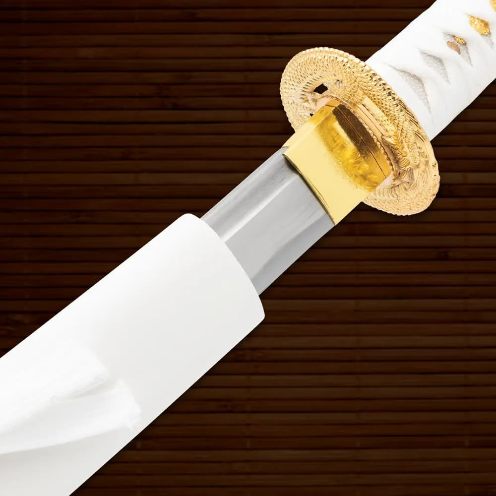 Kojiro Emperor’s Oath Katana | White Scabbard included