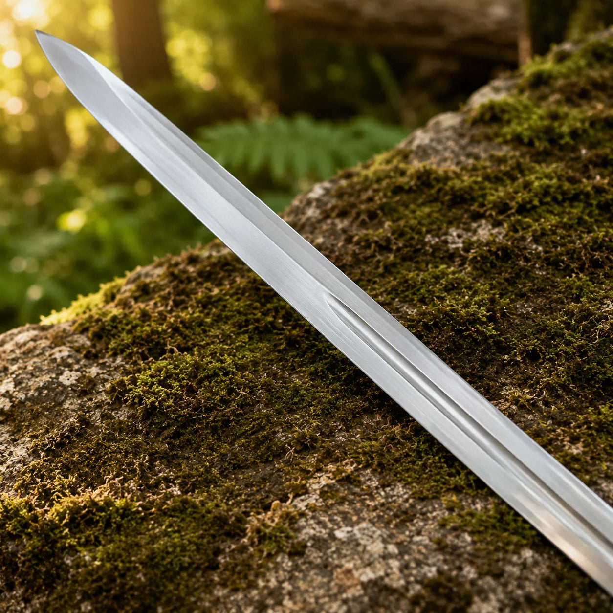 Aragorn Strider Ranger Sword LOTR black display replica with Ranger-inspired fantasy styling and collectible Lord of the Rings decor presentation