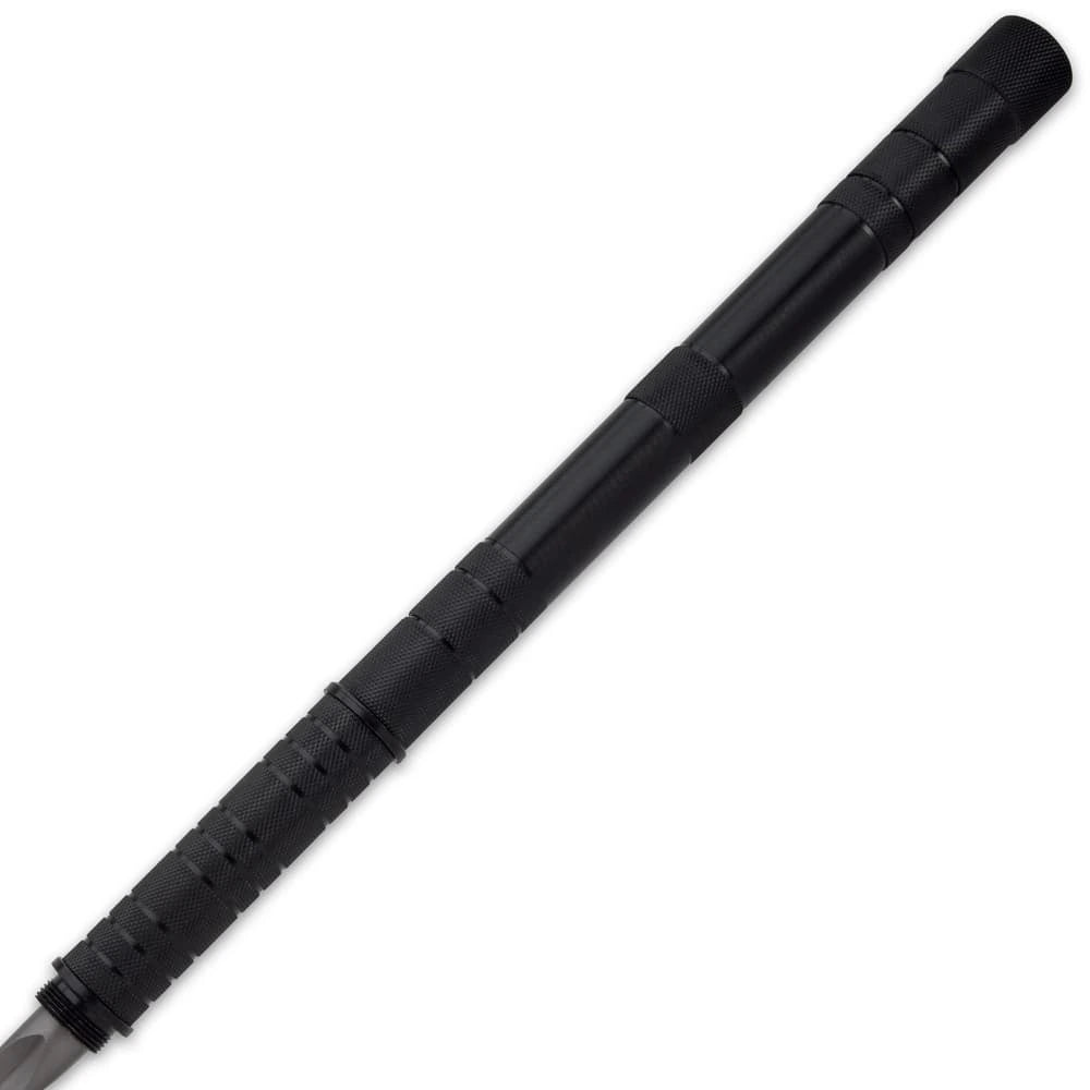 Premium B.M.F. Black Tri-Edged Baton Dagger Black Oxide Finish with stainless steel.