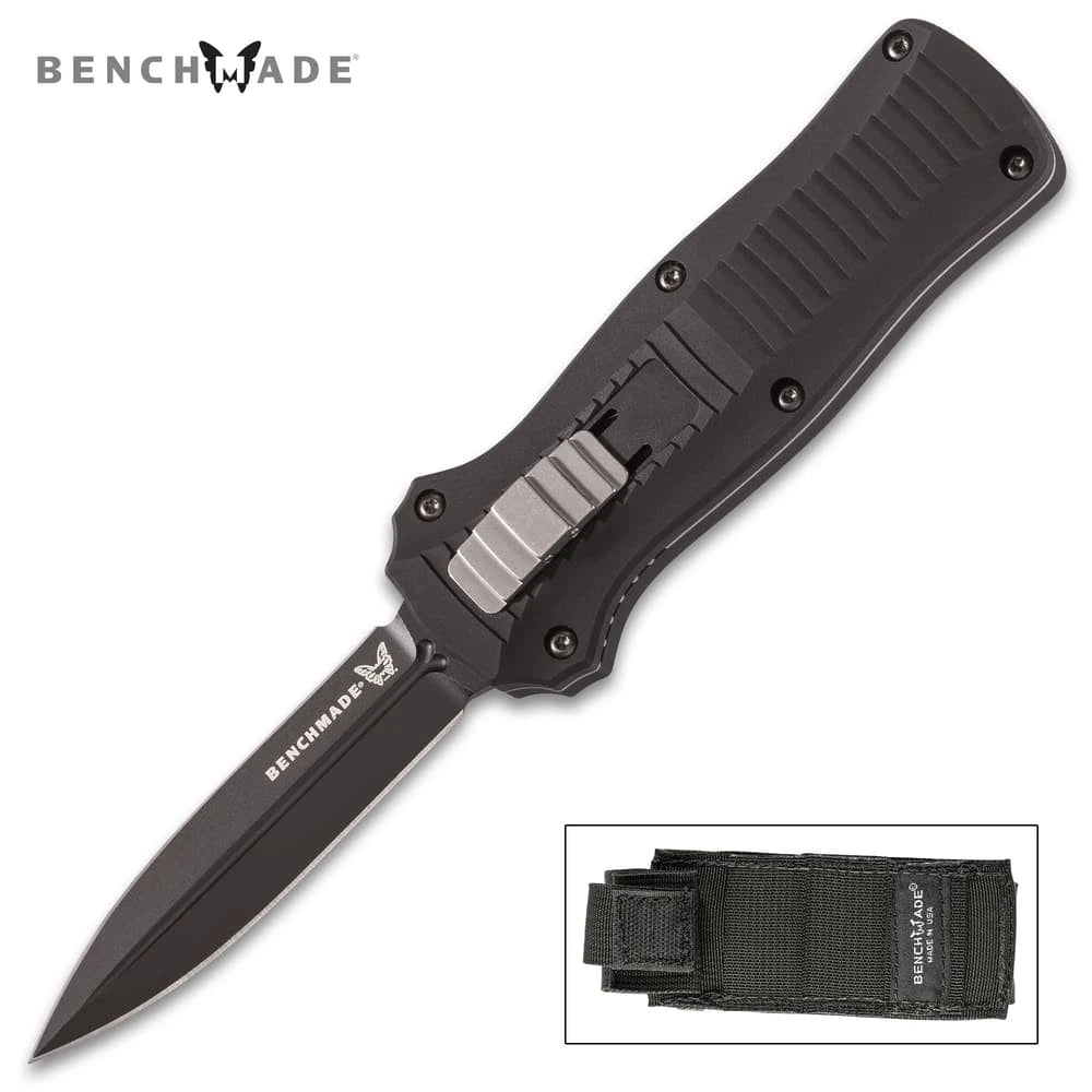 Benchmade McHenry Mini Infidel OTF knife deployed