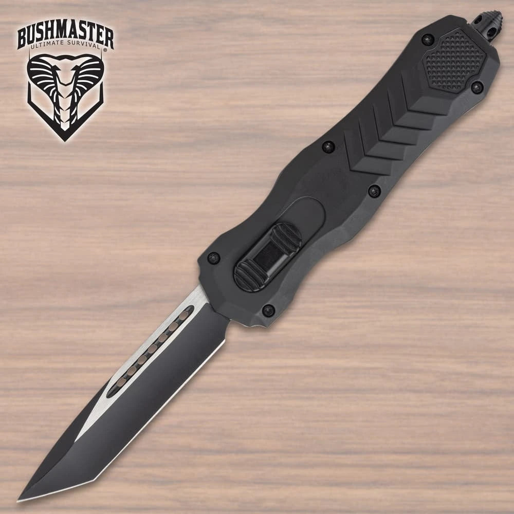 Bushmaster Diamondback OTF knife extended view