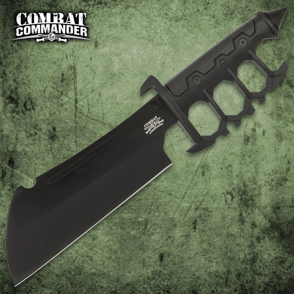 Combat Commander trench cleaver knife full with sheath