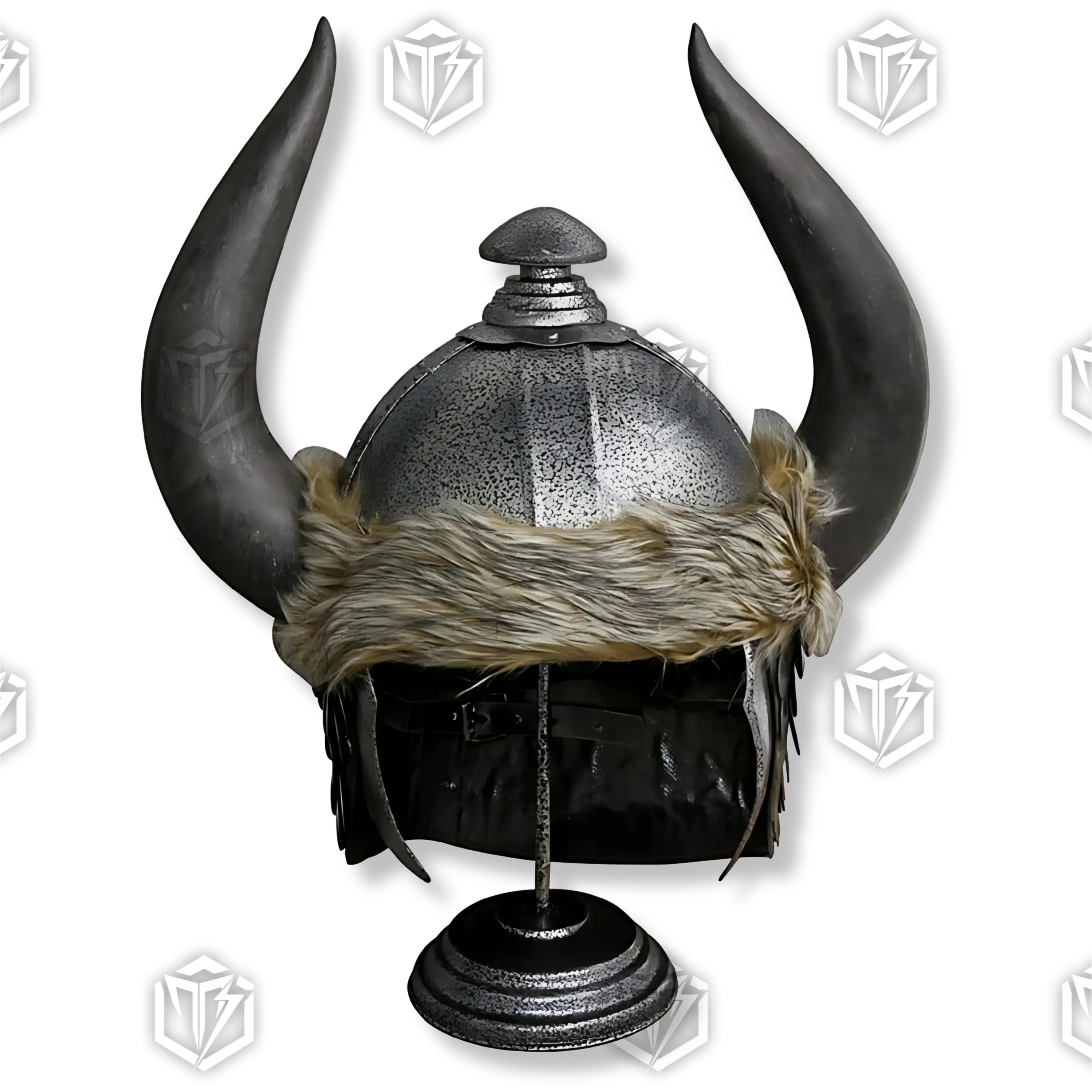 Premium Conan the Barbarian Helmet Movie Replica with horned design.