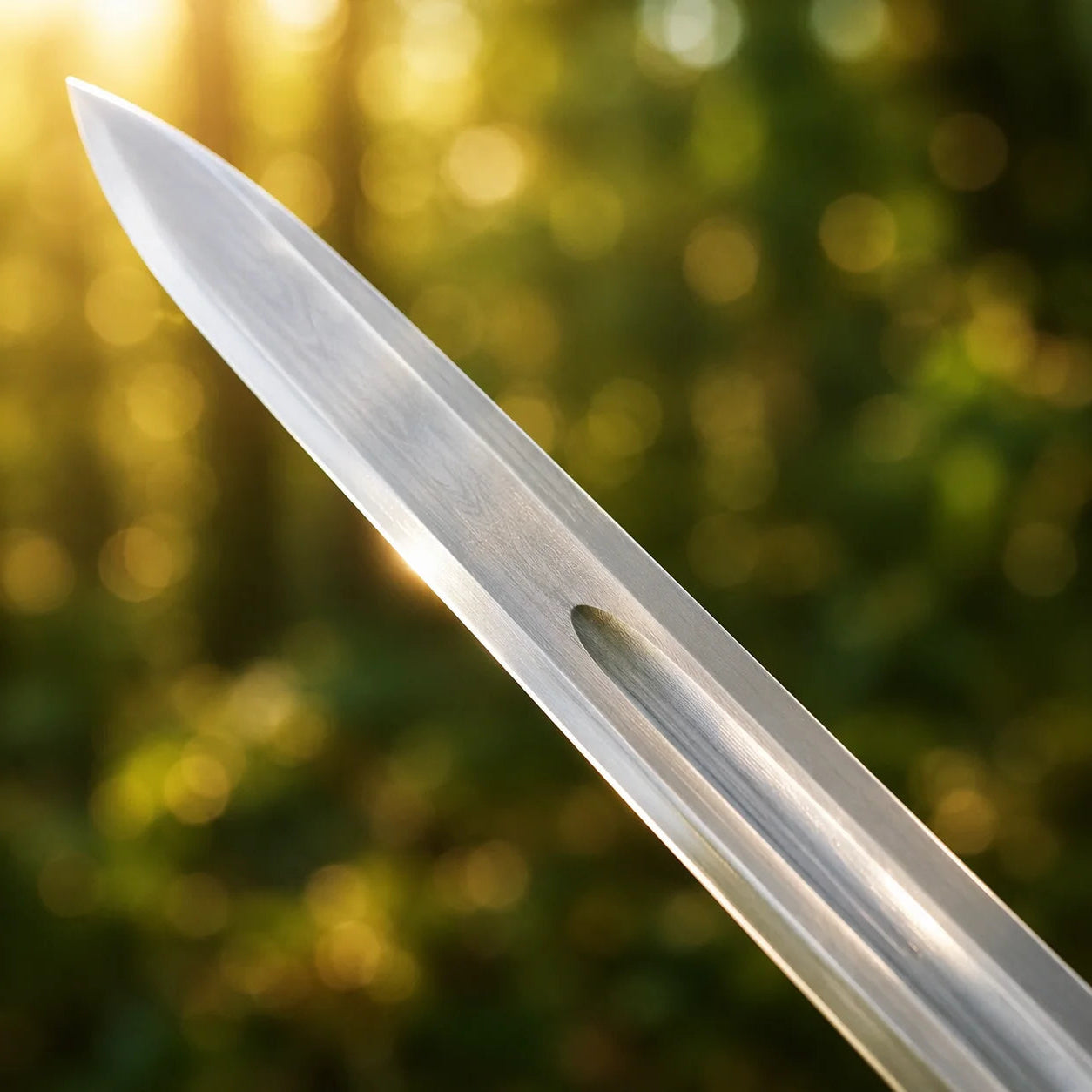 Eowyn Sword Lord of the Rings display replica collectible with silver and gold-tone fantasy styling, dark handle, and collectible Rohan decor presentation