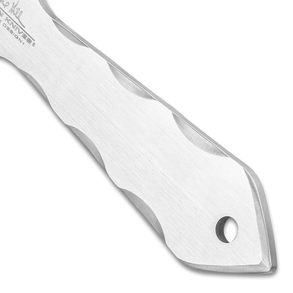 Gil Hibben Champion throwing knife set with 11 inch length and nylon belt sheath