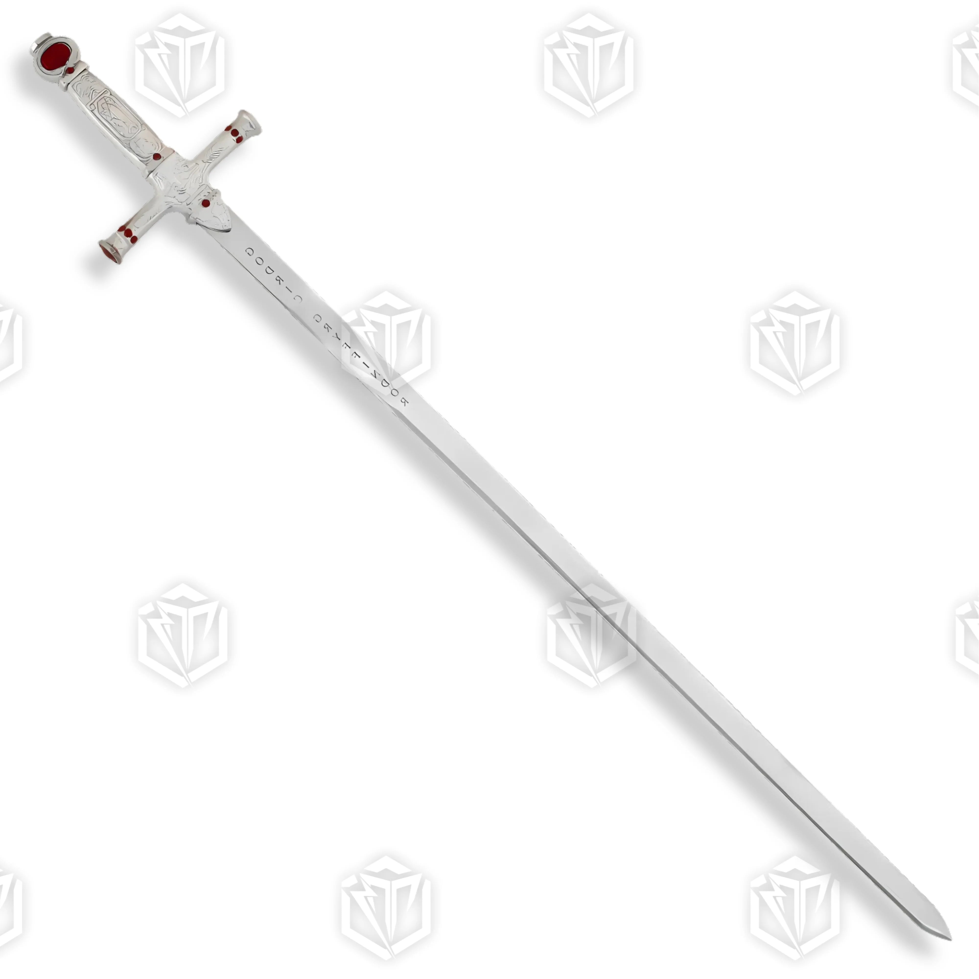Premium Harry Potter Godric Gryffindor Sword Replica with ruby cabochons.