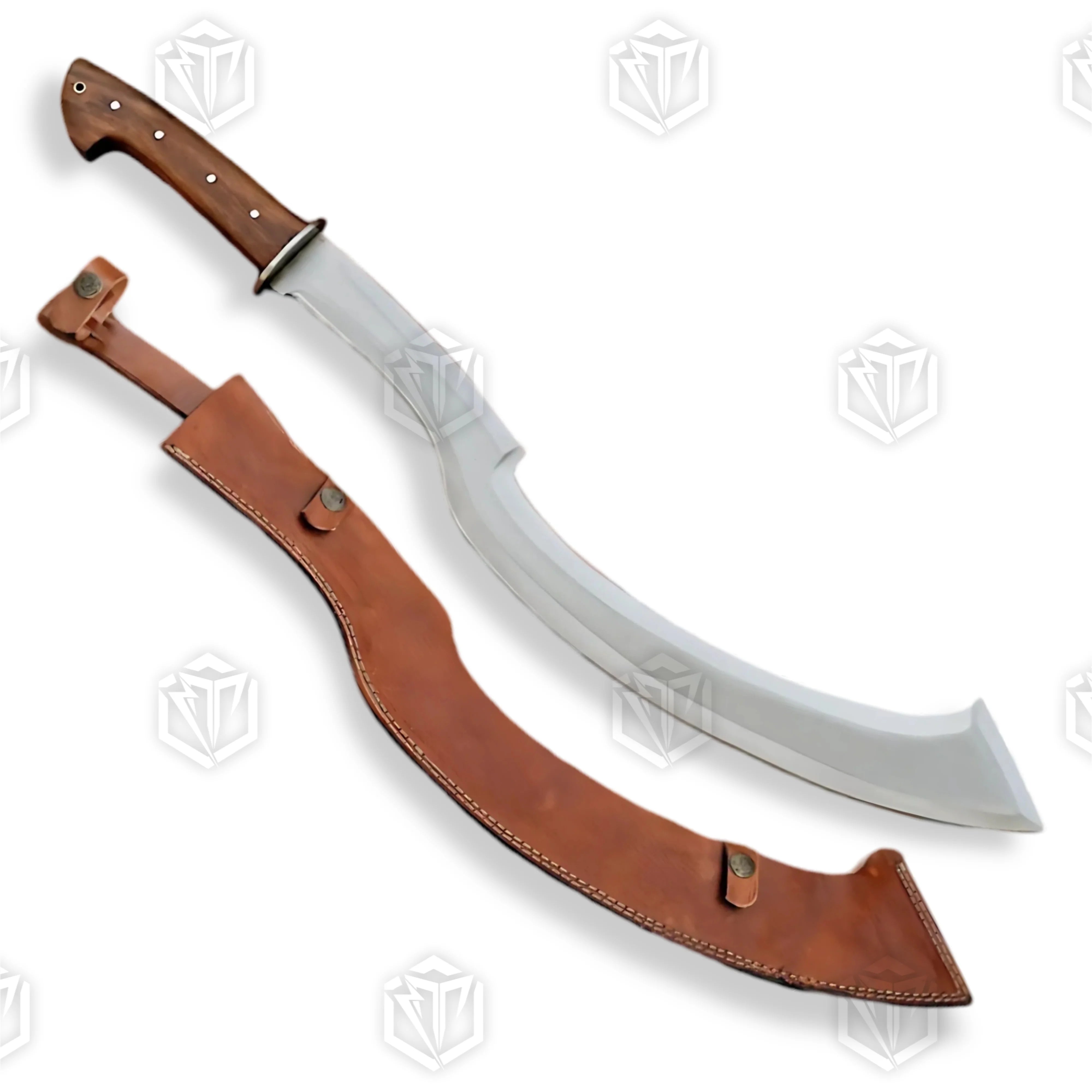 Premium Heirloom Egyptian Khopesh Sword Replica with hieroglyphic engravings.