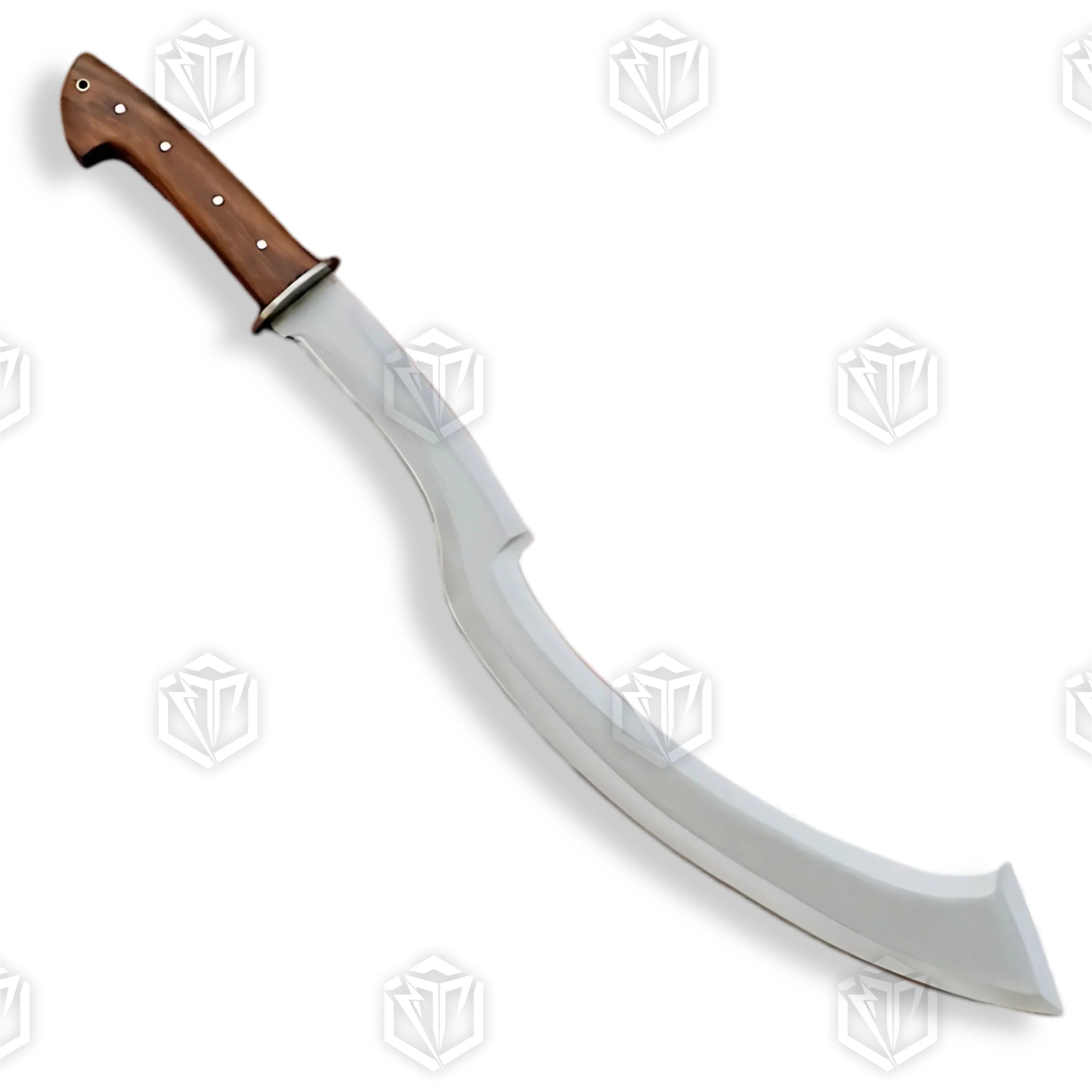 Premium Heirloom Egyptian Khopesh Sword Replica with hieroglyphic engravings.