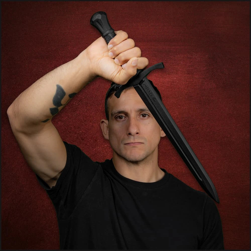 Honshu Eastern Traditions Set display prop collection with matte black katana-style, dagger-style, and Spartan-style collectible pieces for themed room decor