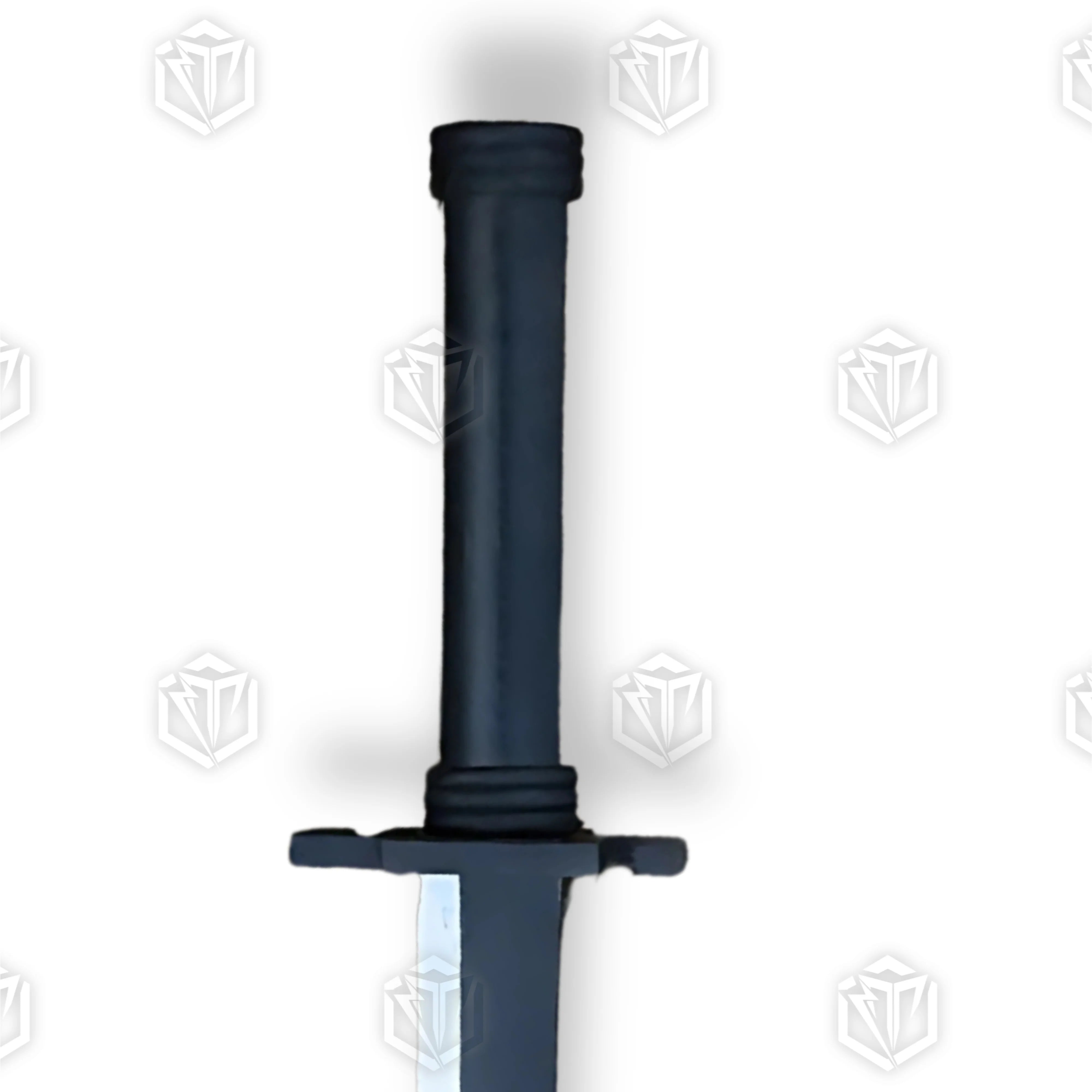 Premium Ichigo Tensa Zangetsu Wooden Sword Replica with black finish.