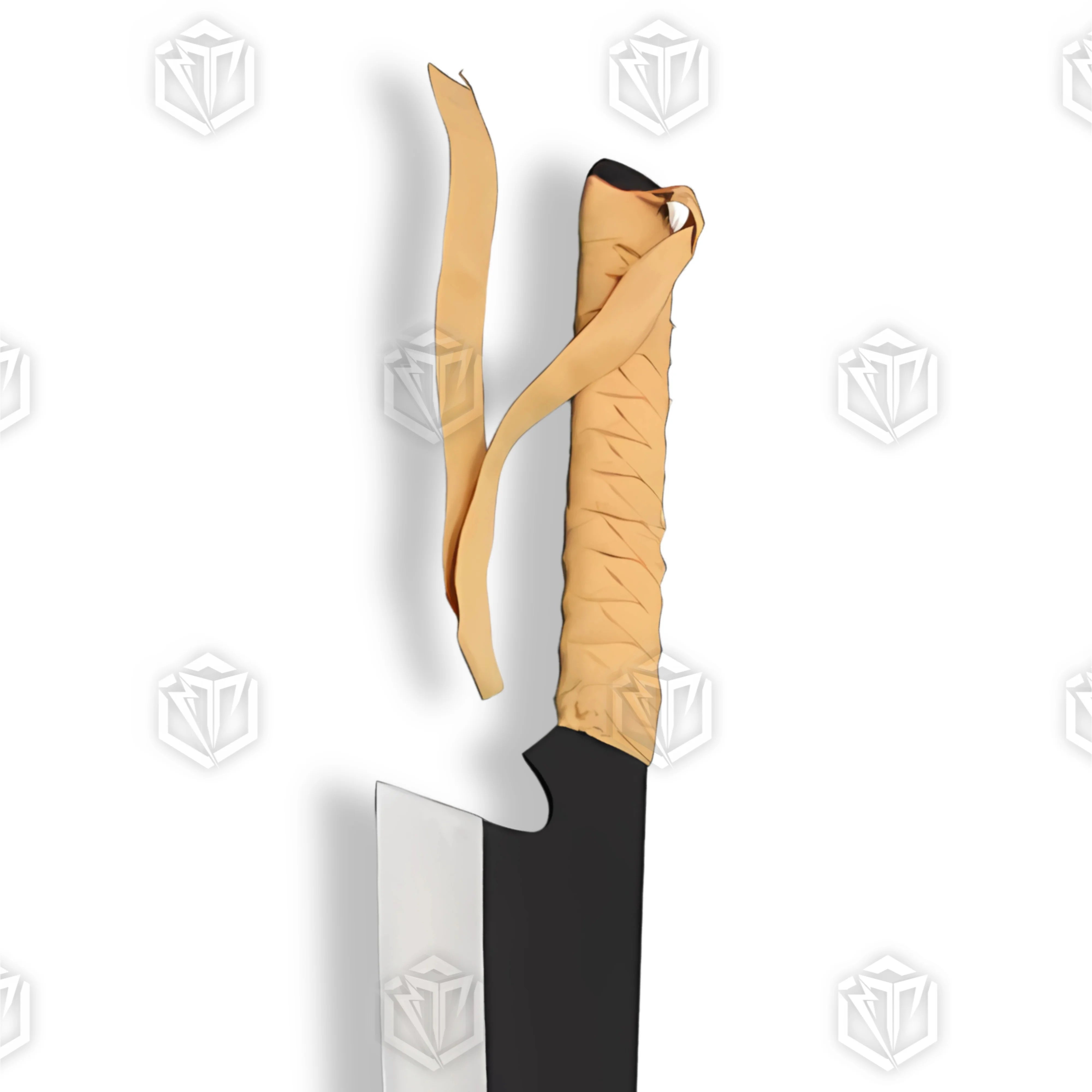 Premium Ichigo Kurosaki Zangetsu Shikai Sword Replica with two-tone blade.