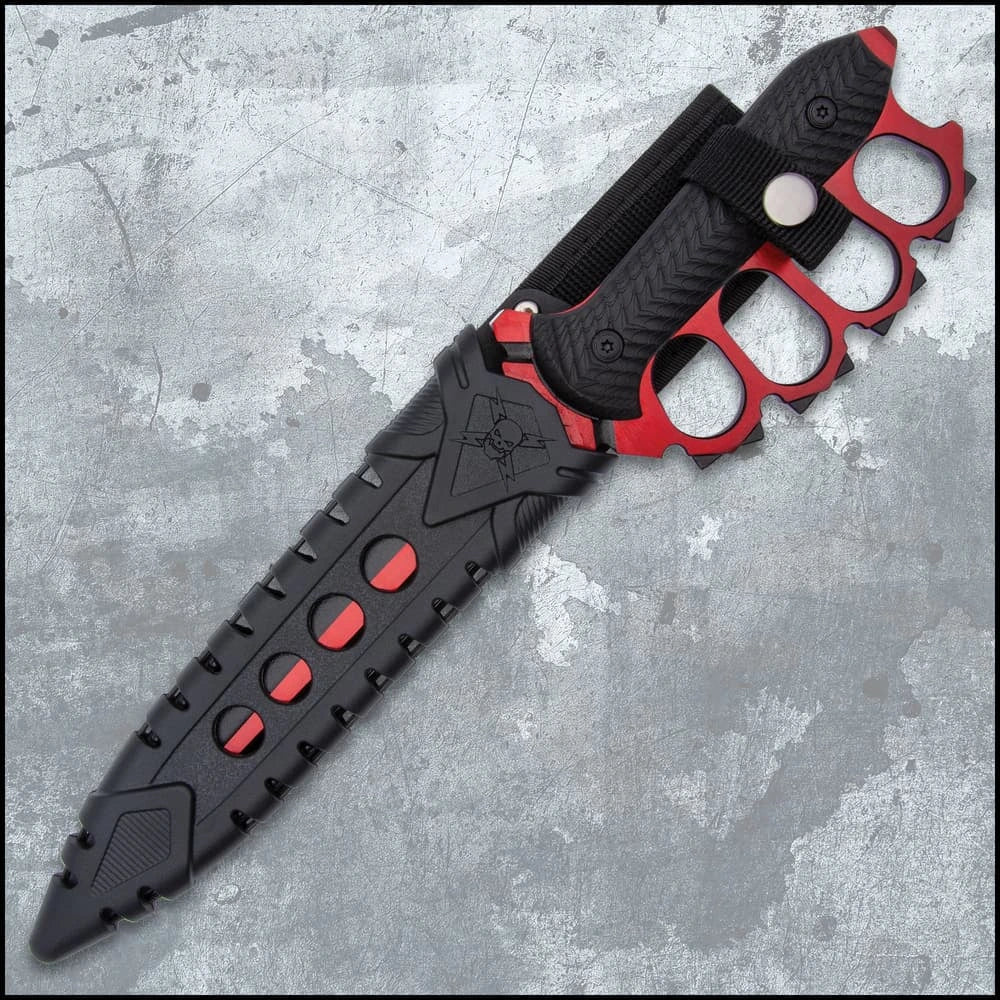 M48 Cardinal Sin Liberator trench knife complete with sheath