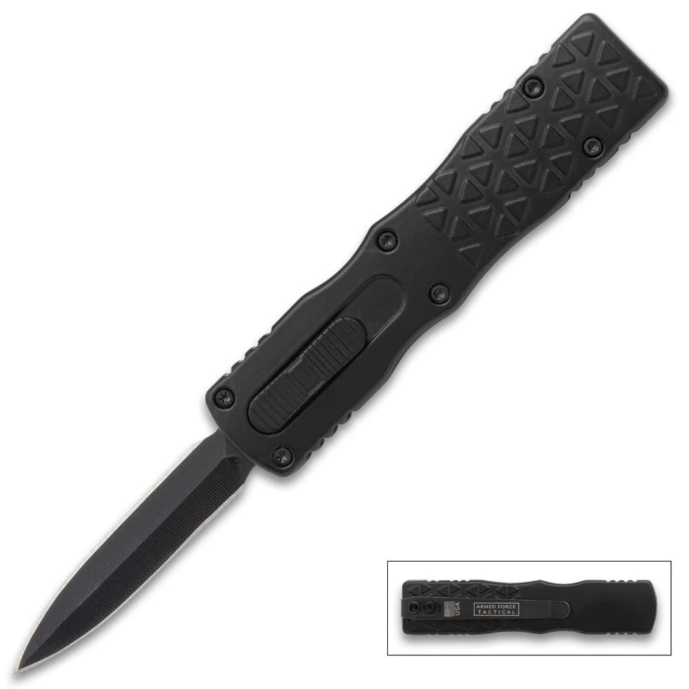 ShadowMaster mini OTF knife handle color options detail