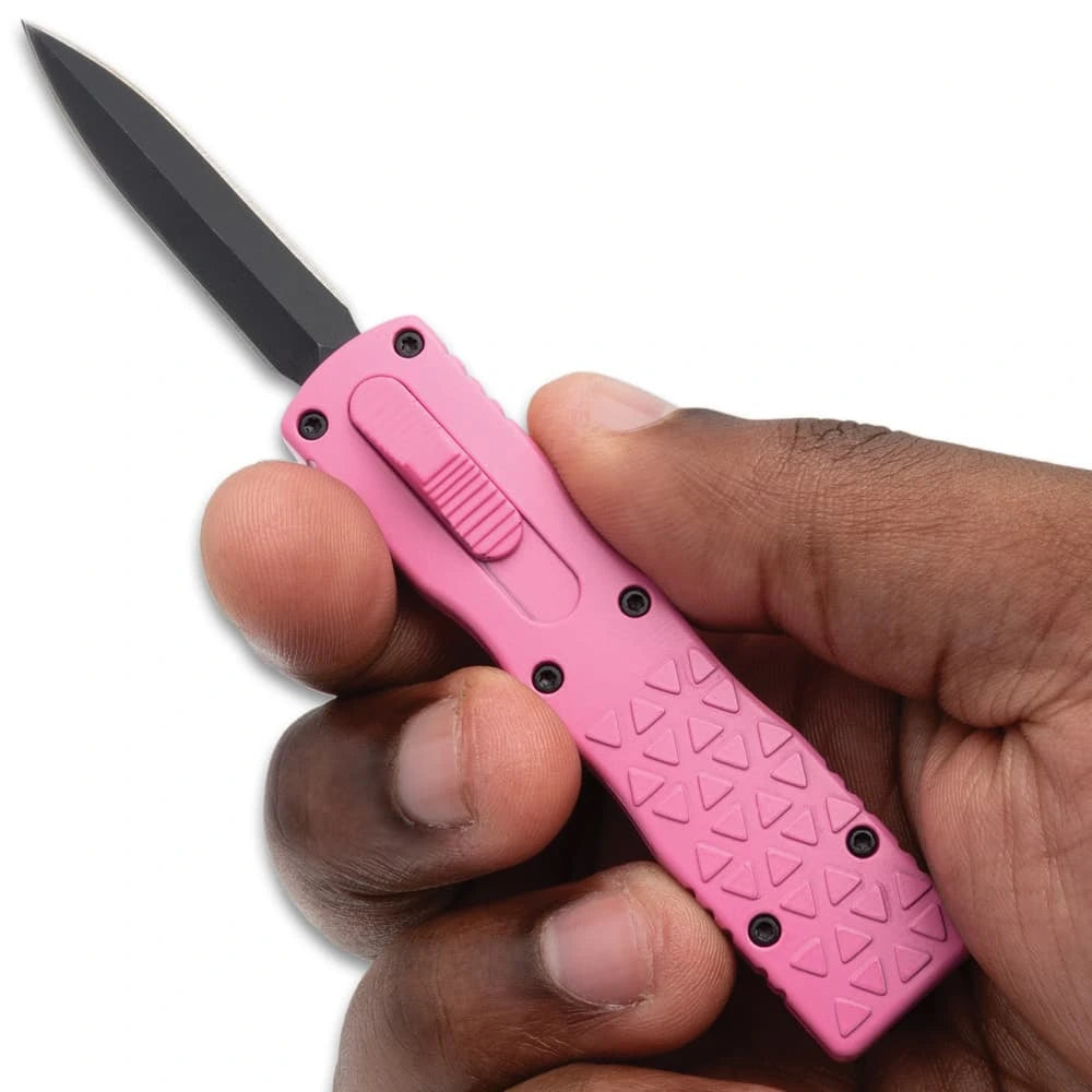 ShadowMaster mini OTF knife handle color options detail
