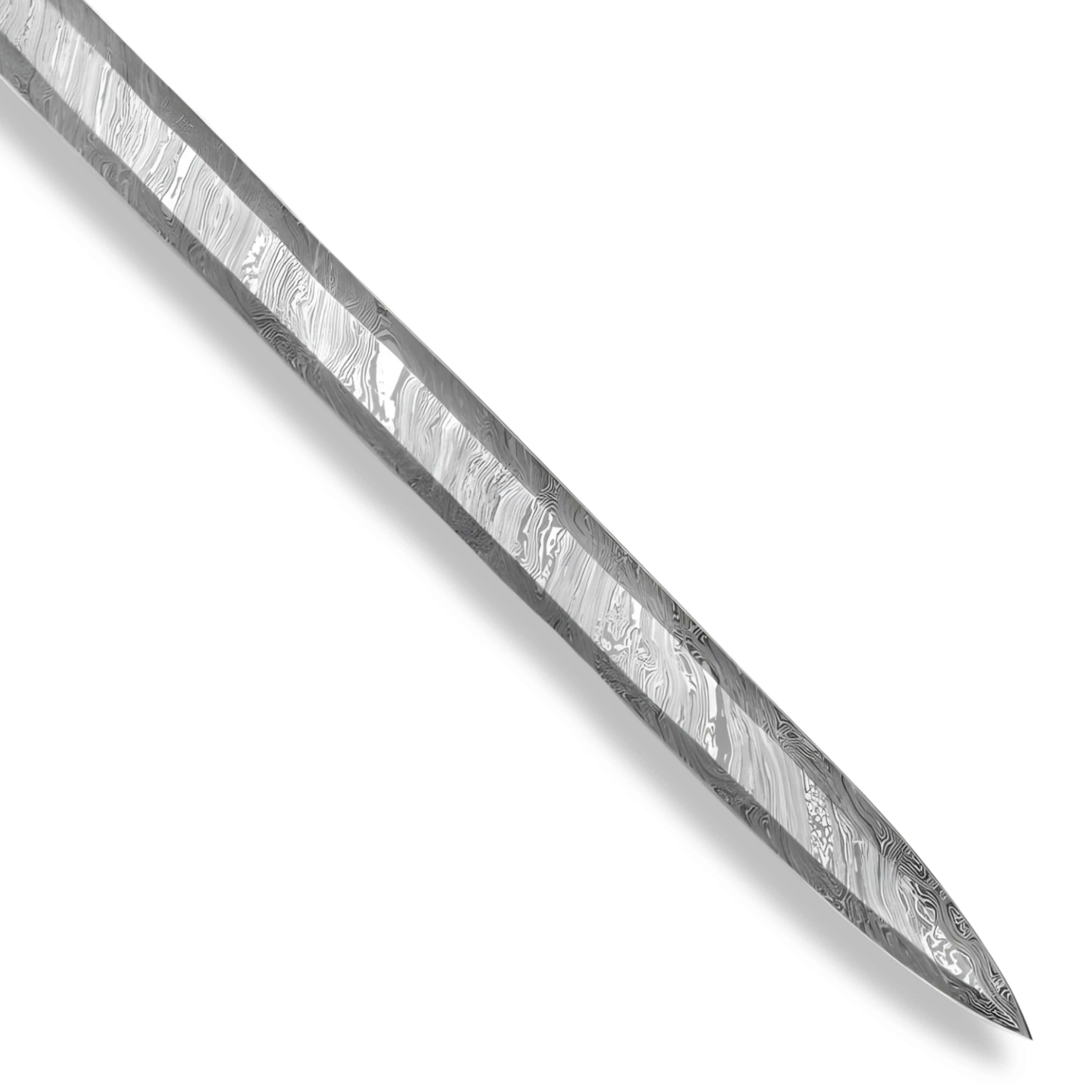 Premium Timber Wolf Saga Handmade Damasus Steel Sword with damascus steel.