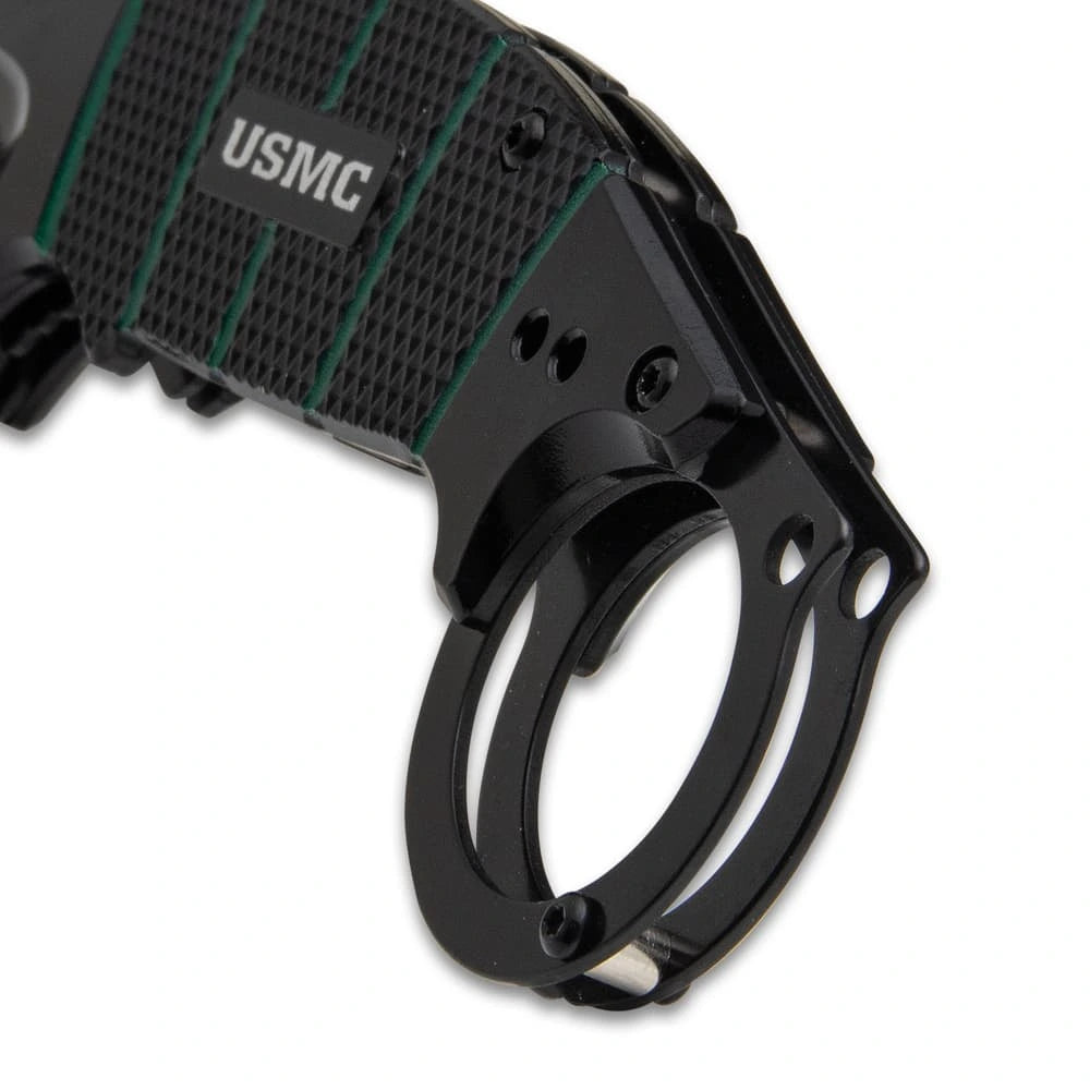 USMC War Claw Karambit knife open view
