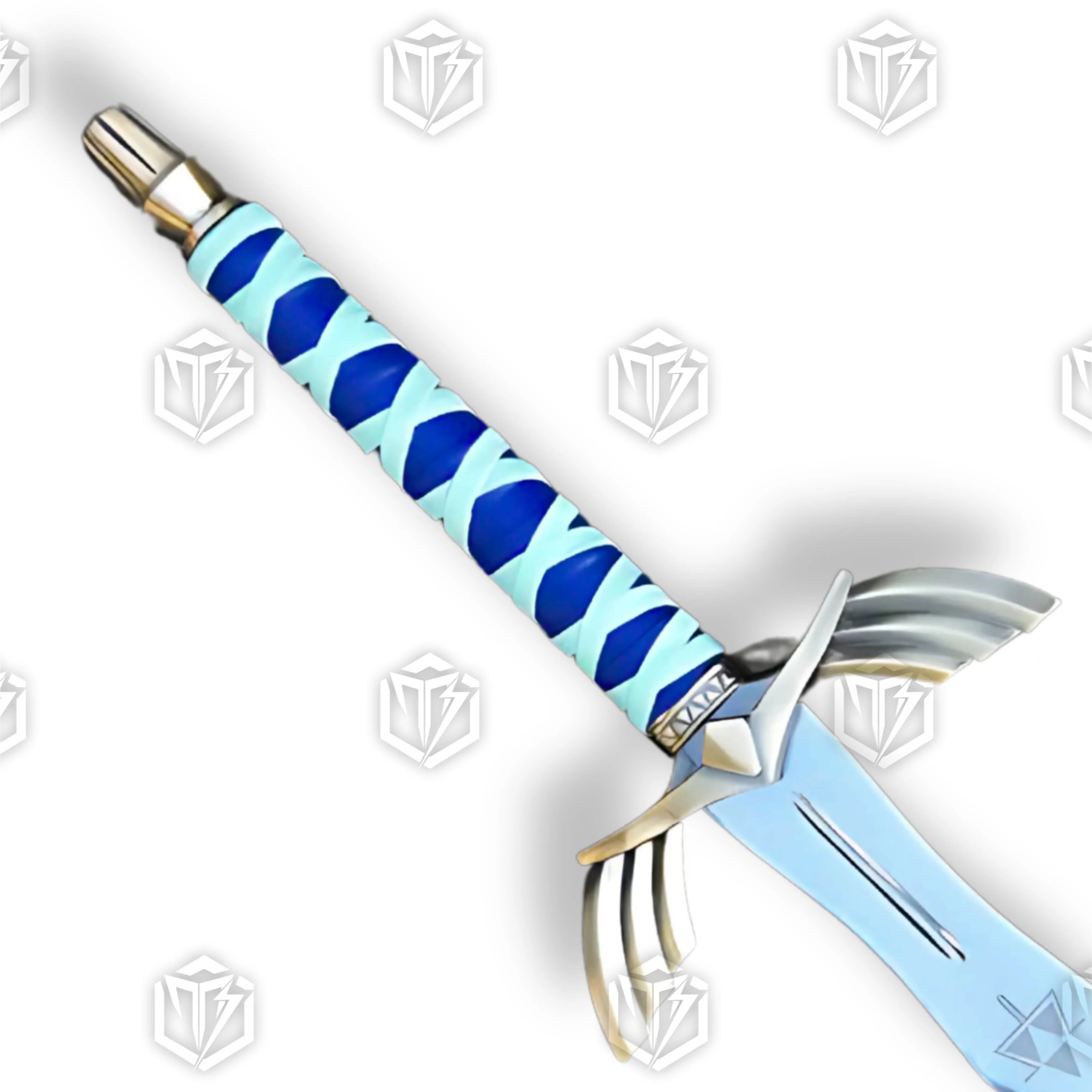 Premium Zelda Link Skyward Sword Goddess Replica with Triforce engravings.