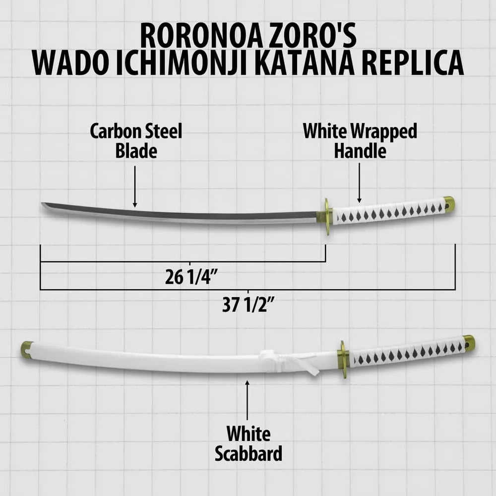 Roronoa Zoro's Wado Ichimonji Katana Replica