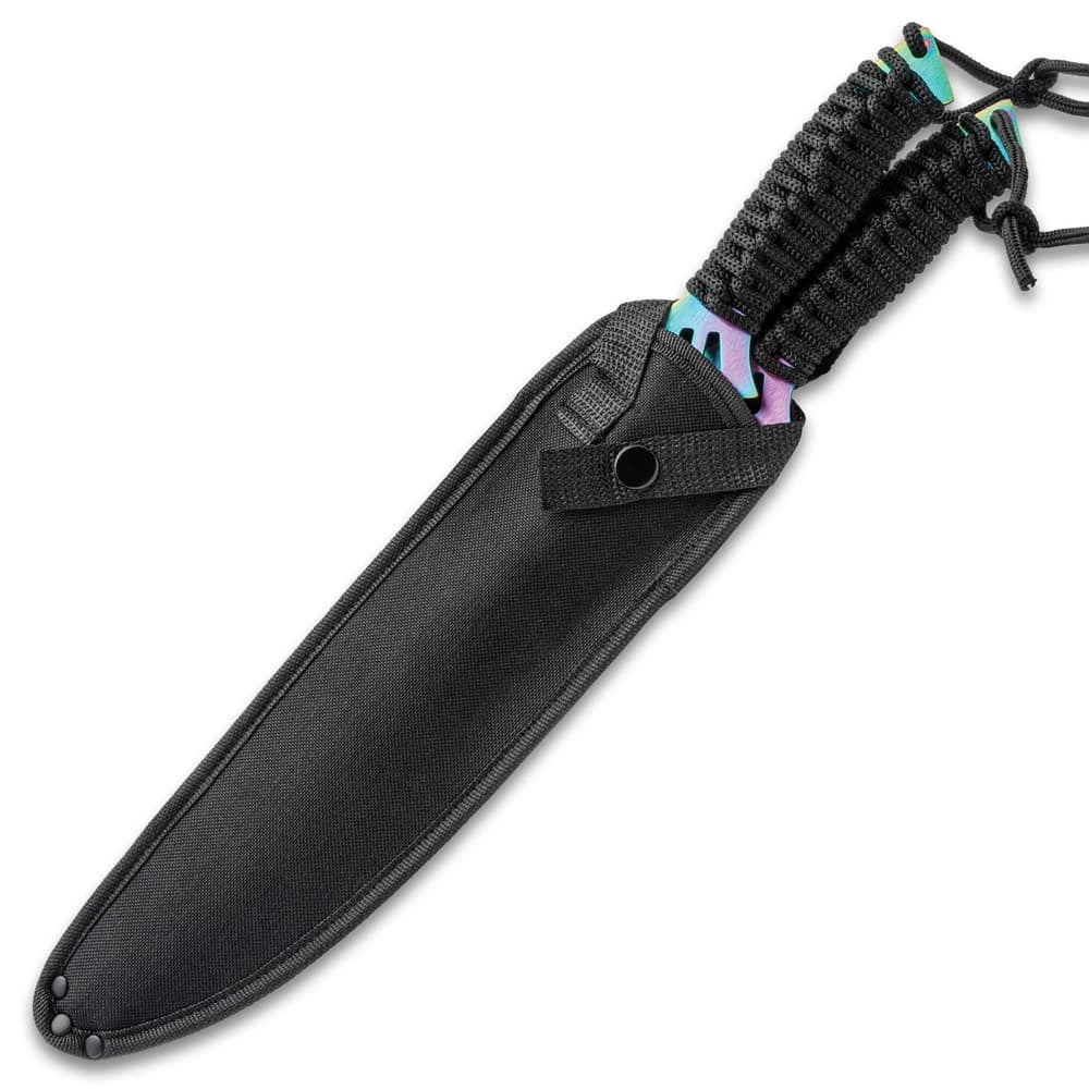 Titanium Guardian Twin Machete Set With Sheath