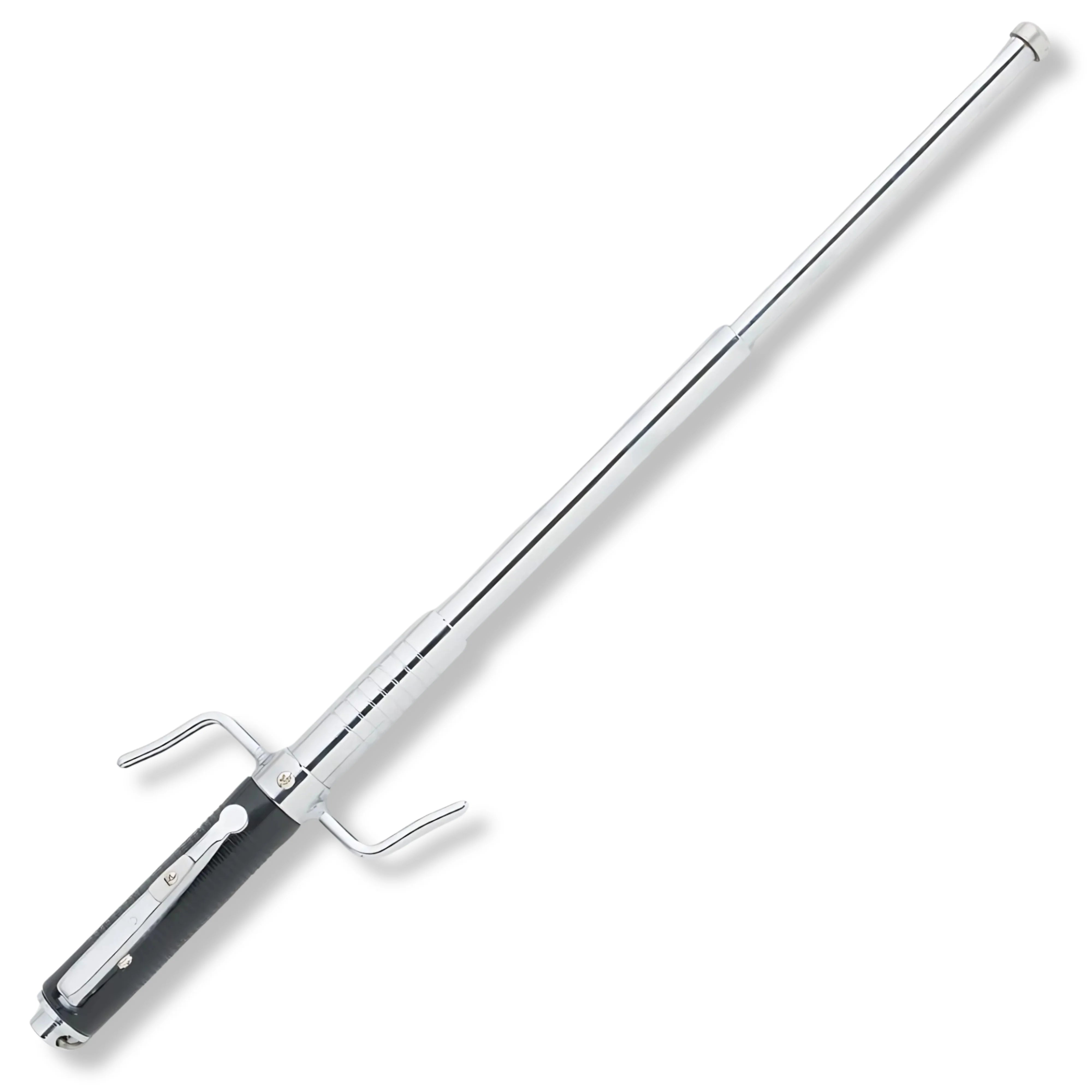 Premium Automatic Spring Loaded Baton Self-Defense with solid steel.