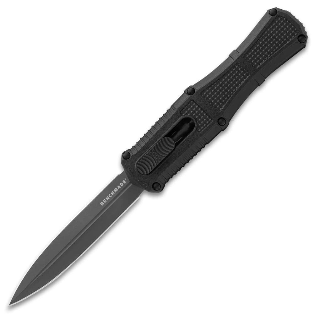 Benchmade Claymore OTF knife fully deployed