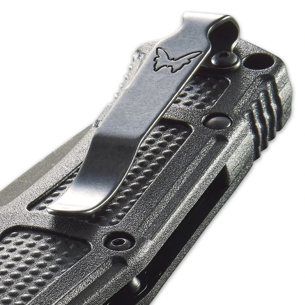Benchmade Claymore pocket knife open view