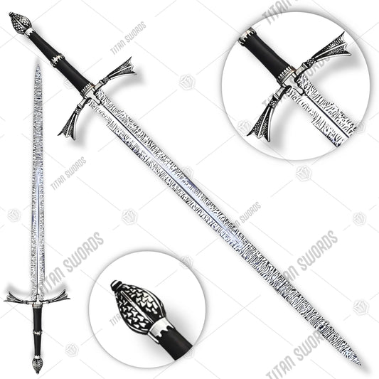 Premium Dark Sister Daemon Targaryen Sword Replica with Valyrian engravings.