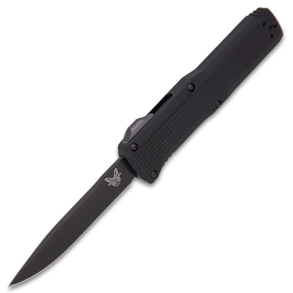 Benchmade Phaeton OTF knife deployed view
