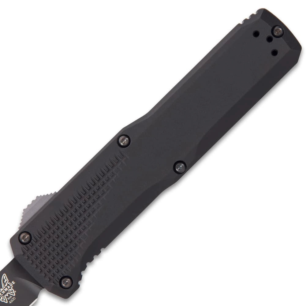 Benchmade Phaeton OTF knife deployed view