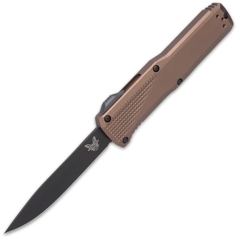 Benchmade Phaeton OTF knife deployed view