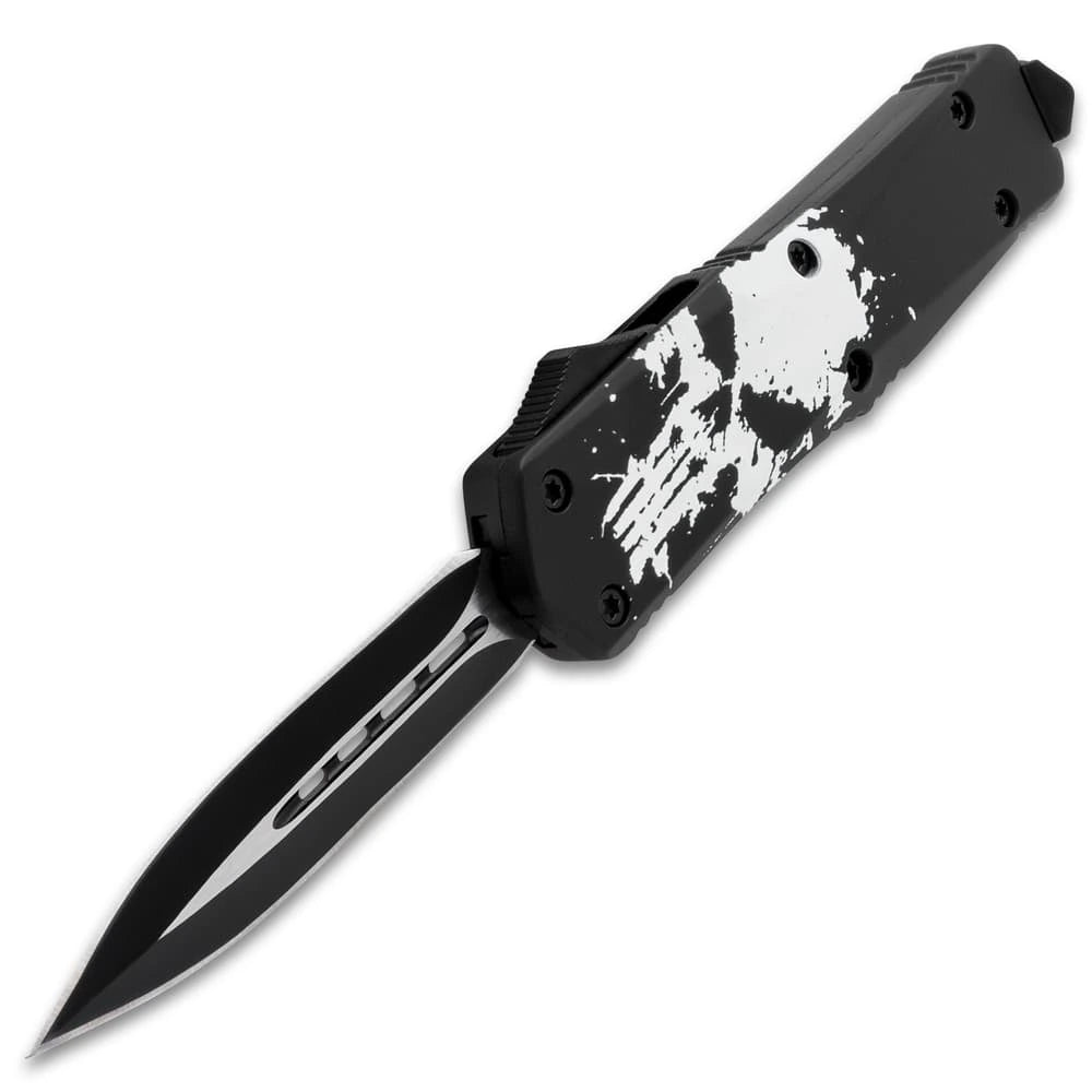 Executioner double action OTF knife extended view