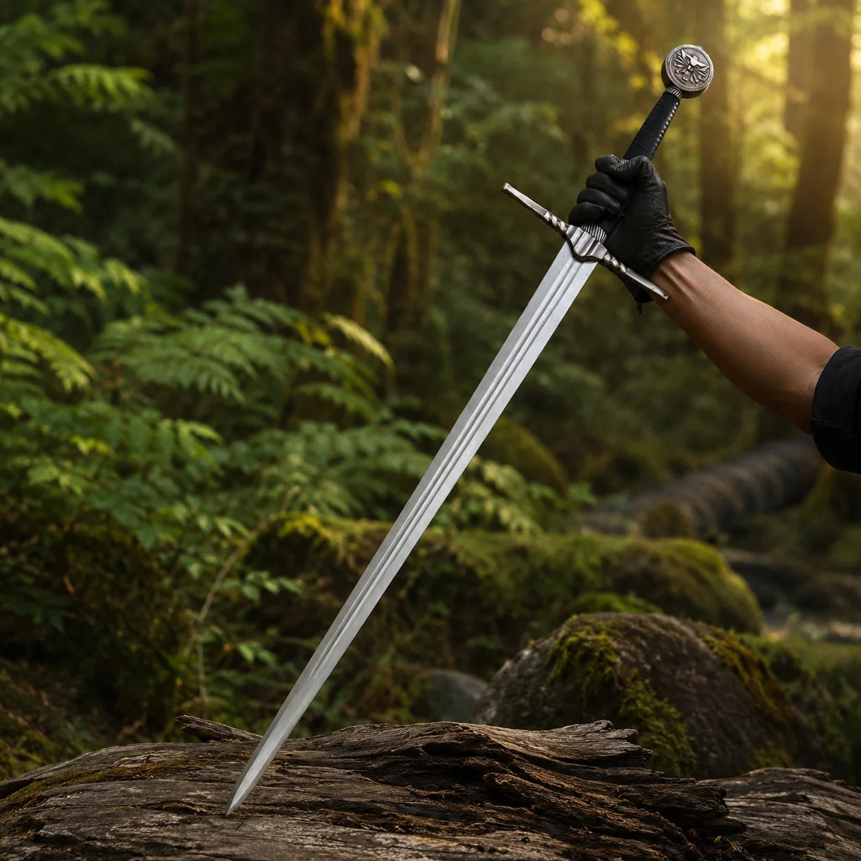 Geralt sword prop replica for cosplay accessory and wall display