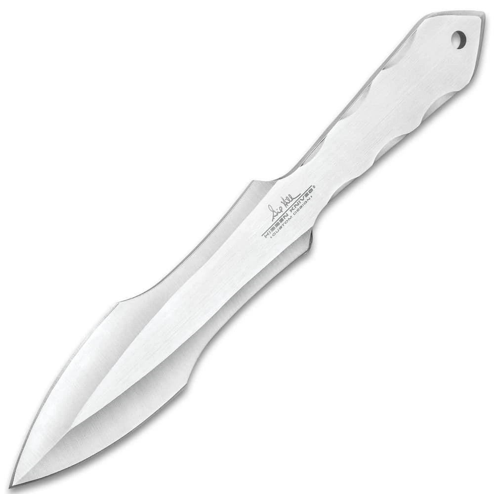 Gil Hibben Champion throwing knife set with 11 inch length and nylon belt sheath