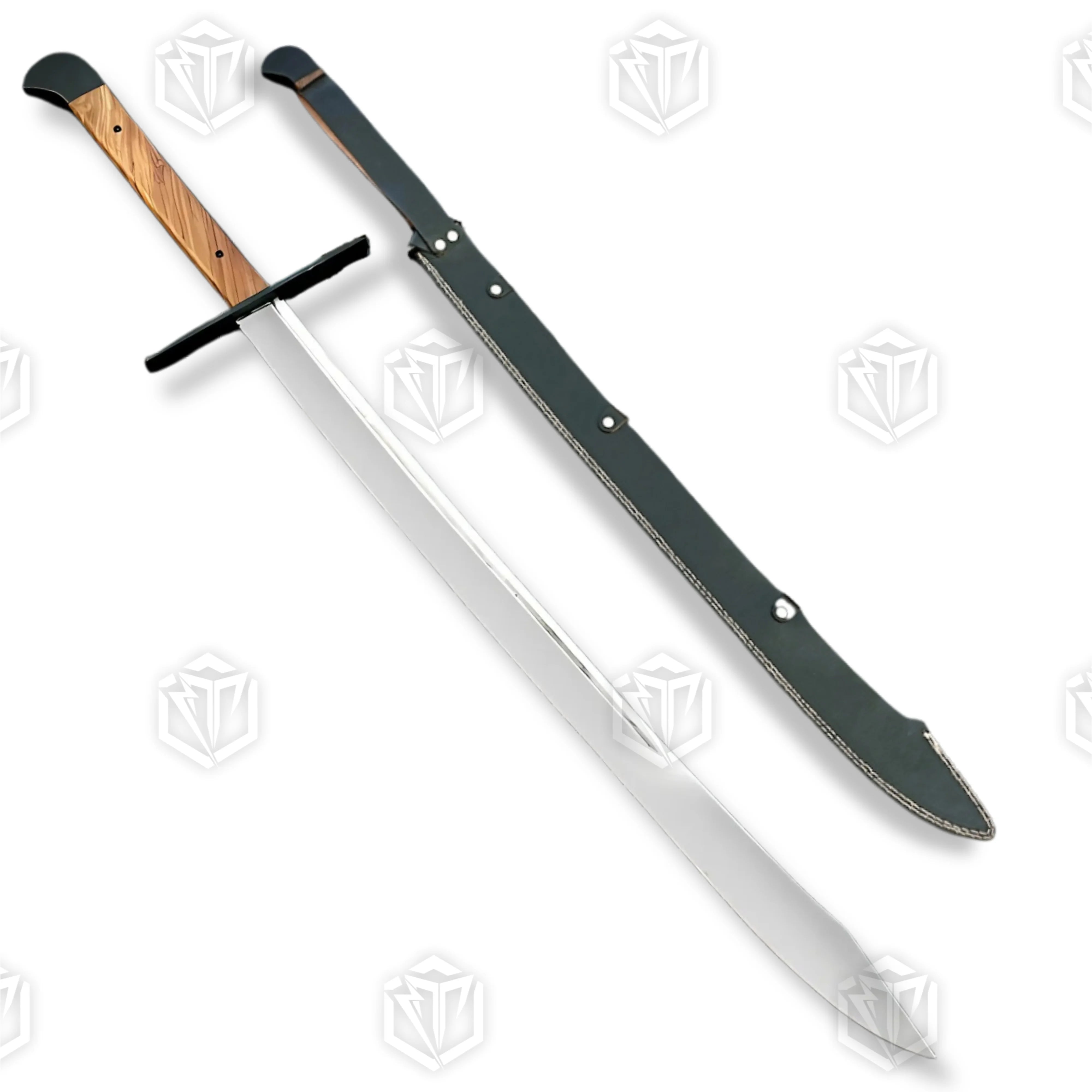 Premium Grosse Messer Man at Arms Sword Replica with runic engravings.