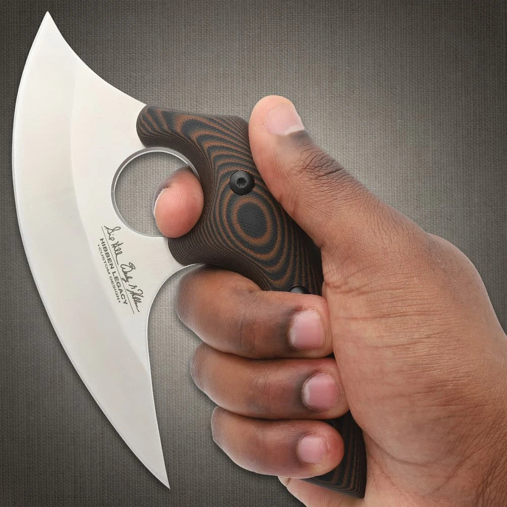 Genuine leather sheath Hibben Legacy Ulu carry