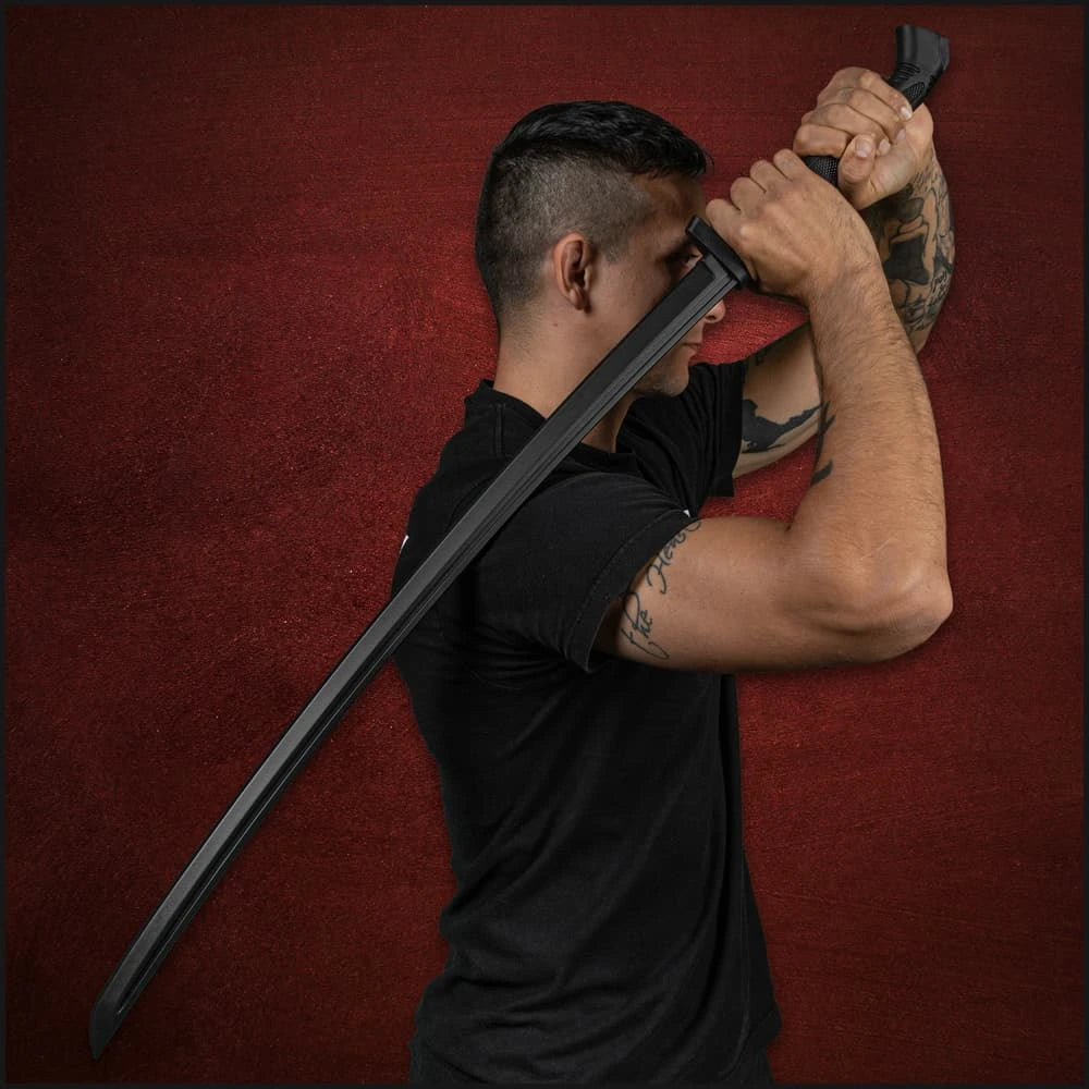 Honshu Eastern Traditions Set display prop collection with matte black katana-style, dagger-style, and Spartan-style collectible pieces for themed room decor