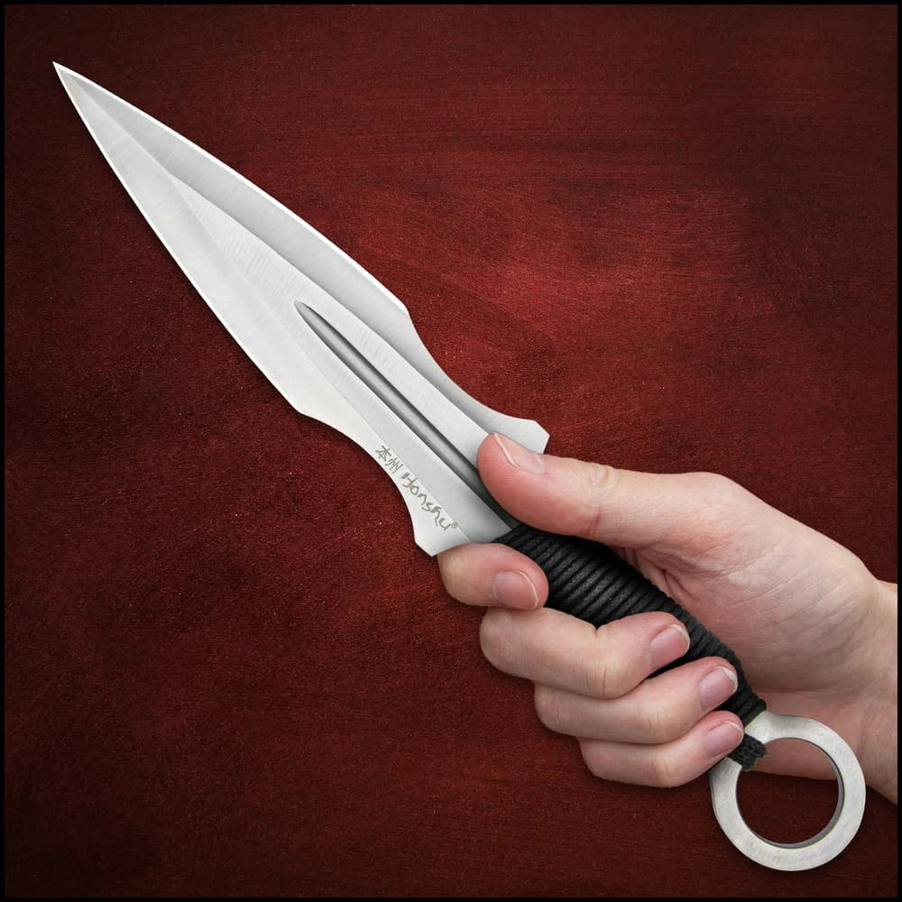 Honshu kunai throwing knife set for outdoor target practive and throwing sports