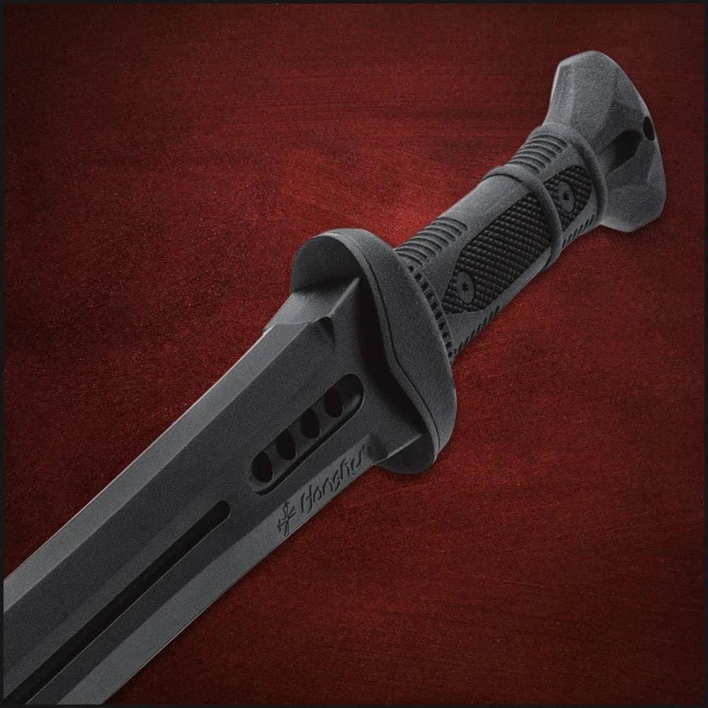 Honshu practice gladiator sword – 65cm safe polypropylene training gladius with 45cm blade, TPR rubber grip & nylon sheath | Premium Pompeii gladius for HEMA, reenactment & sparring
