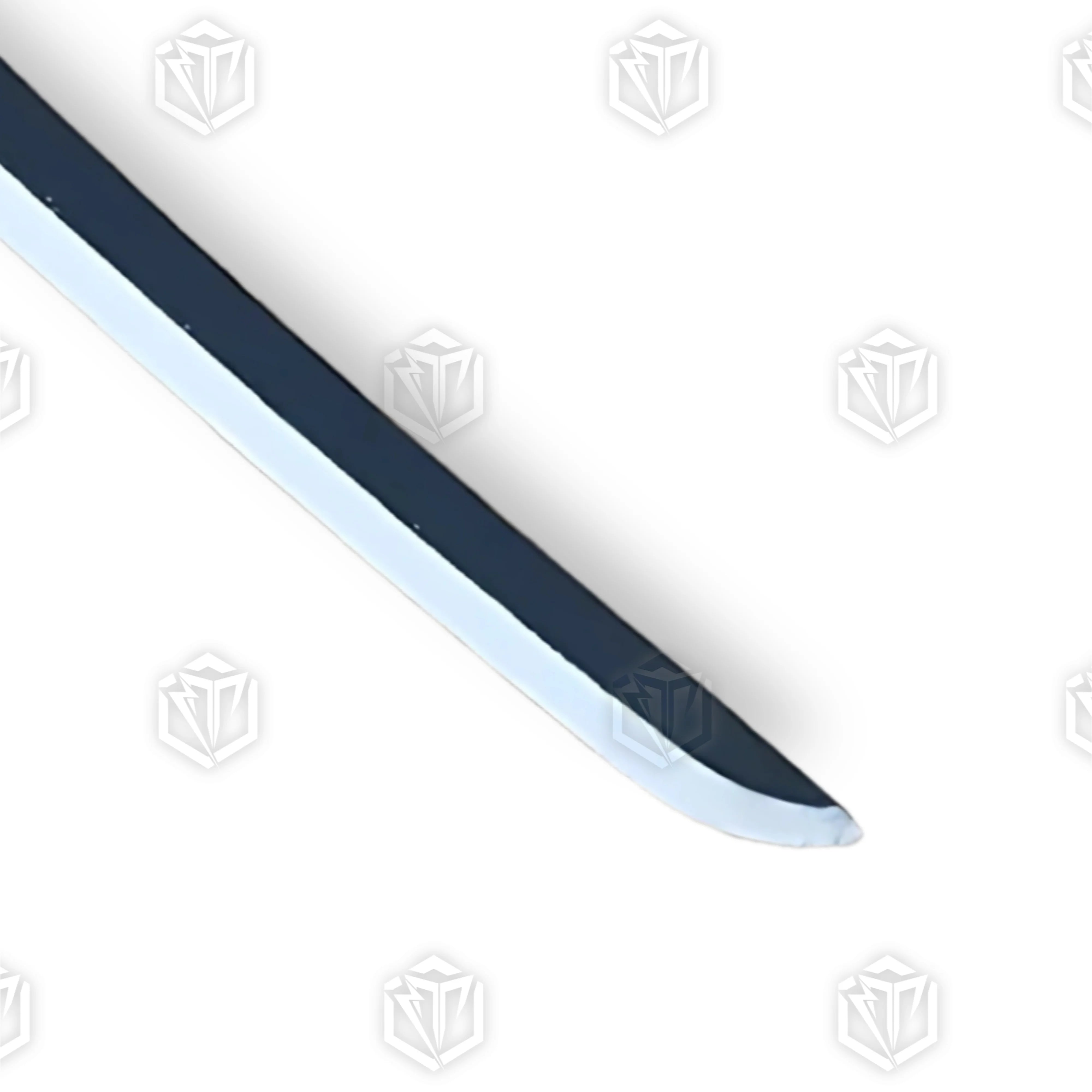 Premium Ichigo Tensa Zangetsu Wooden Sword Replica with black finish.