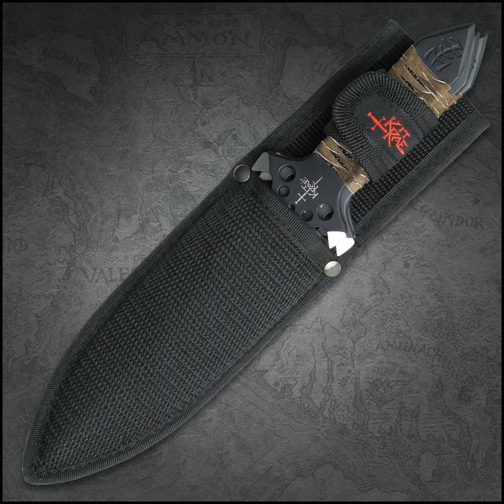 Kit Rae HellHawk throwing knife set for outdoor target practive and collectors