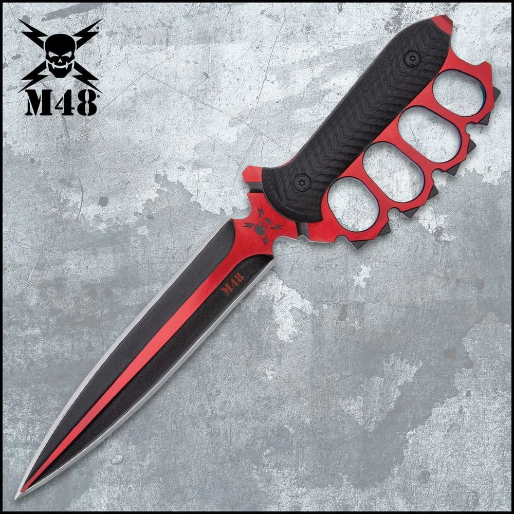 M48 Cardinal Sin Liberator trench knife complete with sheath