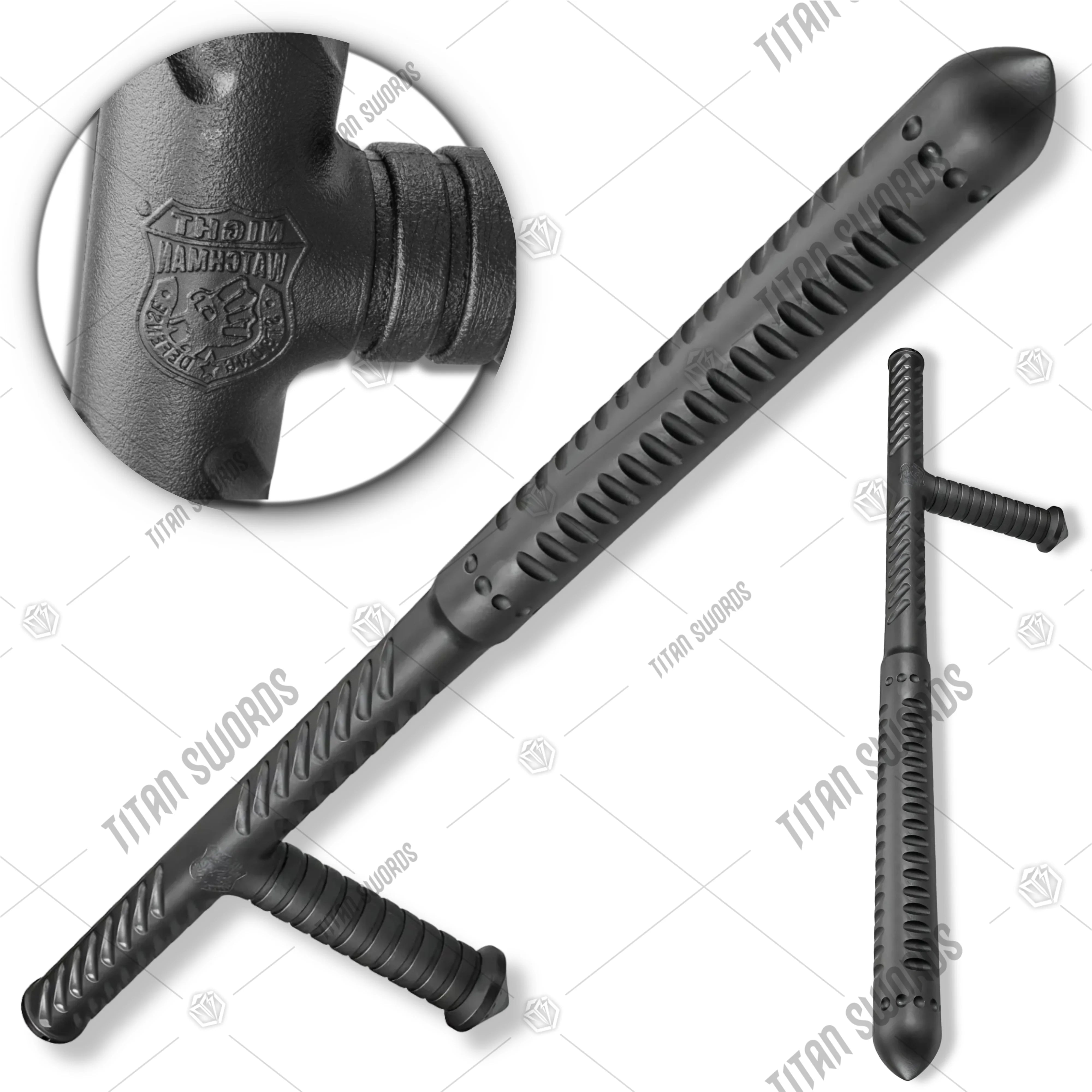 Premium Night Watchman Tac-Tonfa Elite Baton with polypropylene.