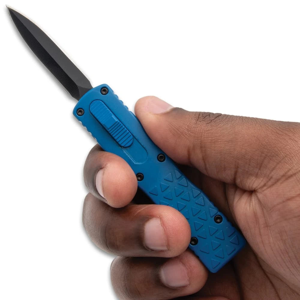 ShadowMaster mini OTF knife handle color options detail