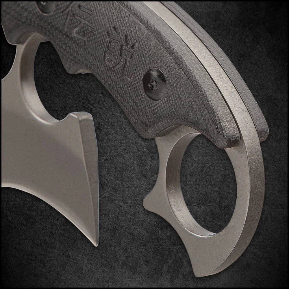 Premier Shinwa Kandao Ulu knife full view with sheath
