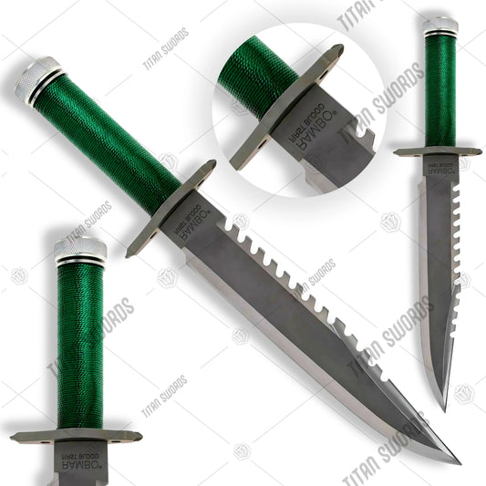 Premium Rambo I First Blood Knife Fixed Blade with stainless steel.