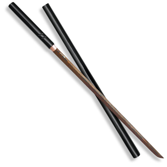 Premium Shinwa SilkSting Shirasaya Handmade Katana Damascus Sword with damascus steel.