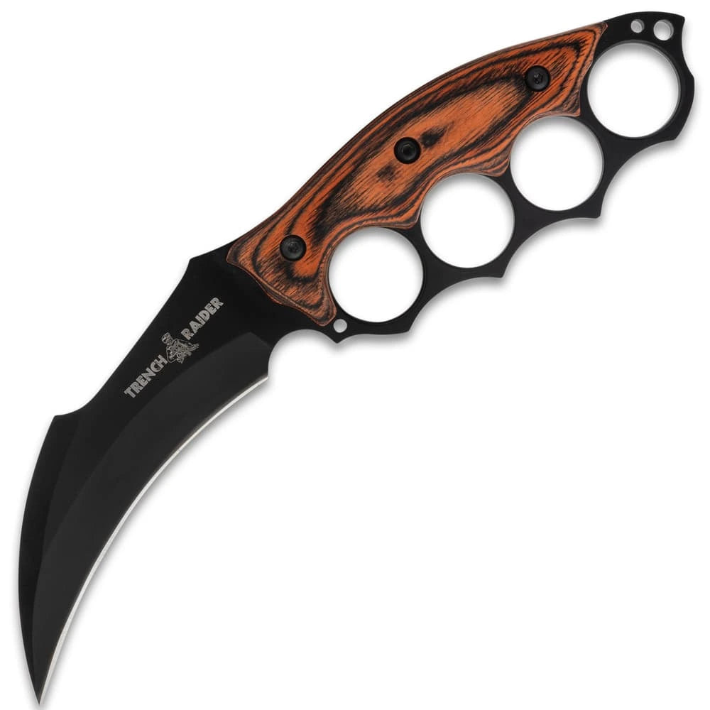 Trench Raider Karambit knuckle duster full view