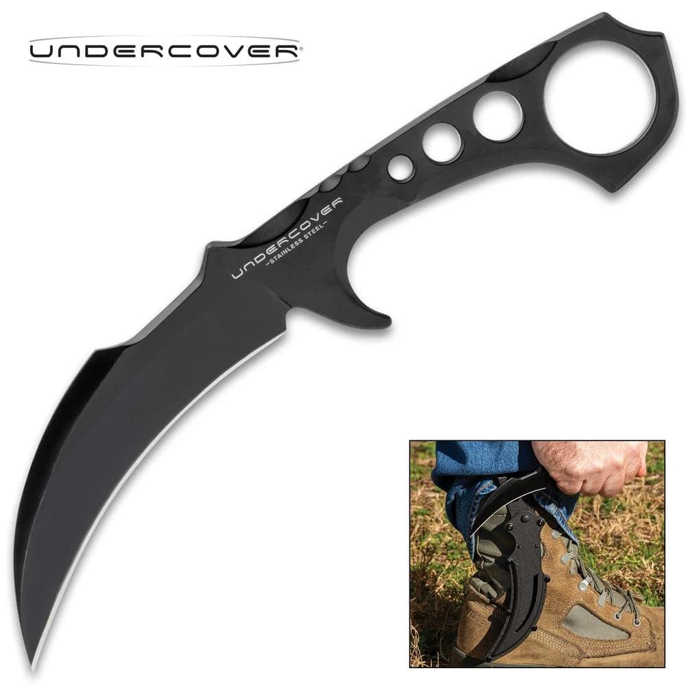 Undercover CIA Stinger III Karambit full view