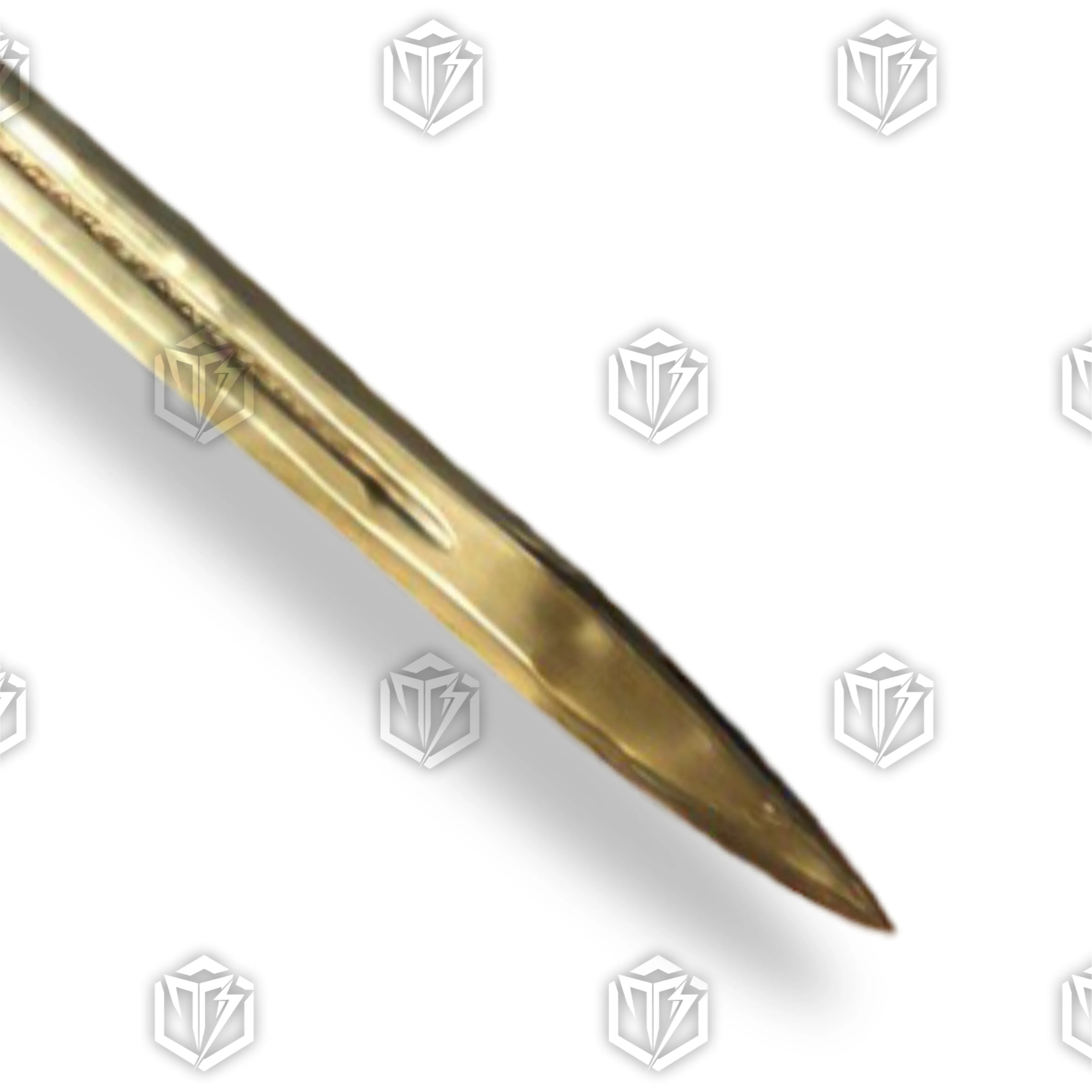 Premium Zelda Link Master Sword Black Edition Replica with Triforce engravings.